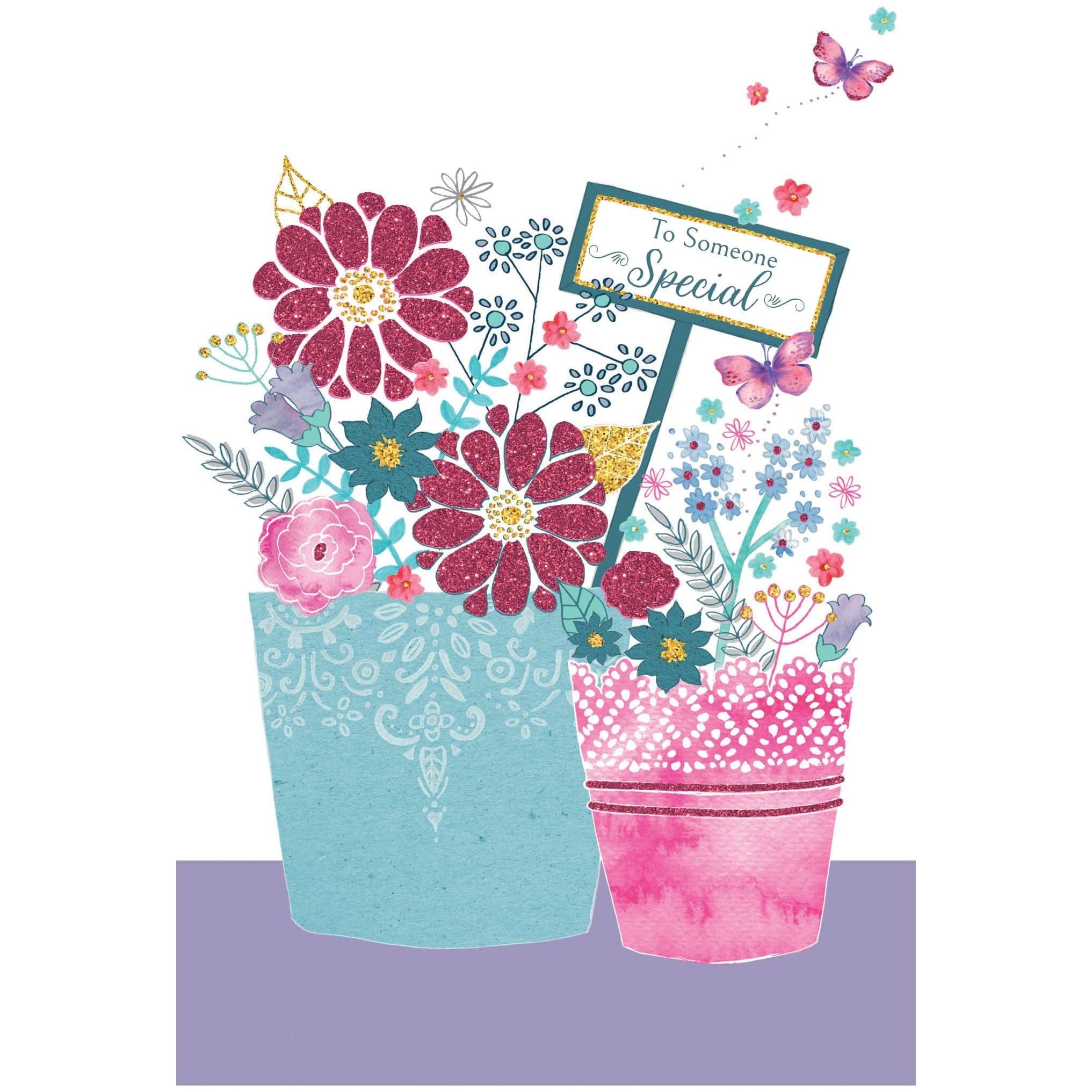 Pictura Mother's Day card featuring a plant stake design, perfect for celebrating someone special on Mother's Day.